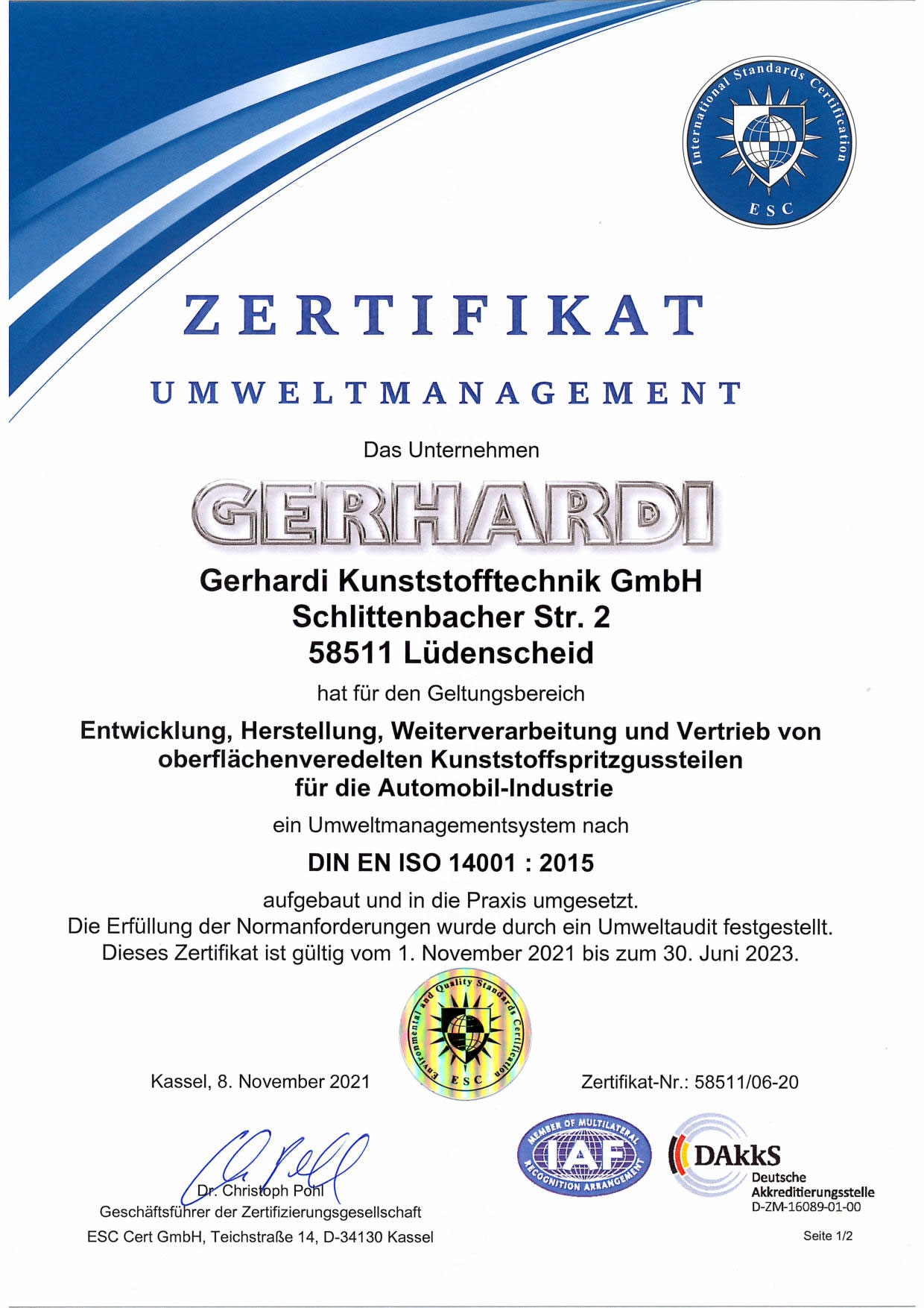 DIN EN ISO 14001 - 1